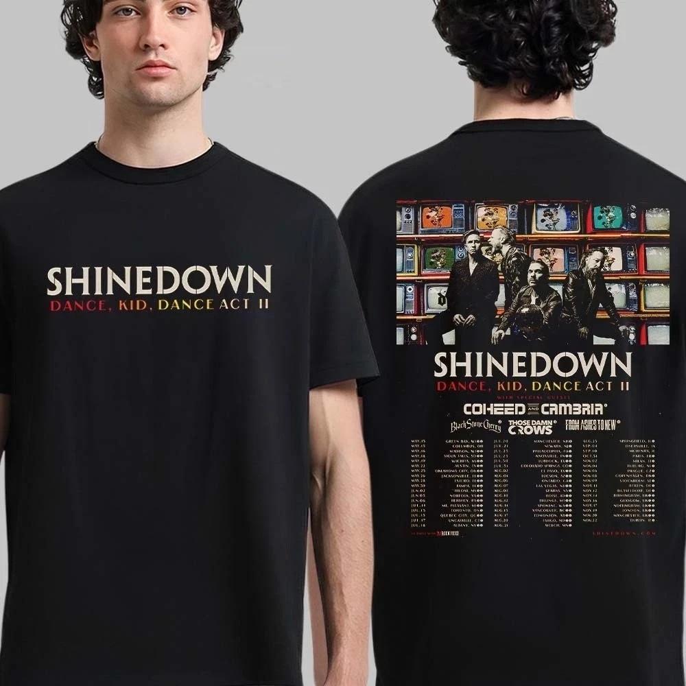 Shinedown Dance Act II 2026 World Tour All Across TShirt Unisex T-Shirt XXXL