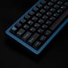 114 Key Ink Blue Translucent Keyboard Keycaps Cherry Profile Semi Transparent Double Shot ABS Key Caps for MX Switches Keyboard