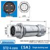 Weipu SF12 Aviation Connector, 2 to 9-Pin Male-Female Straight Pair