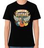 I Love Guitars Graphic Unisex T-Shirt Music Lover Rock Guitar Tee