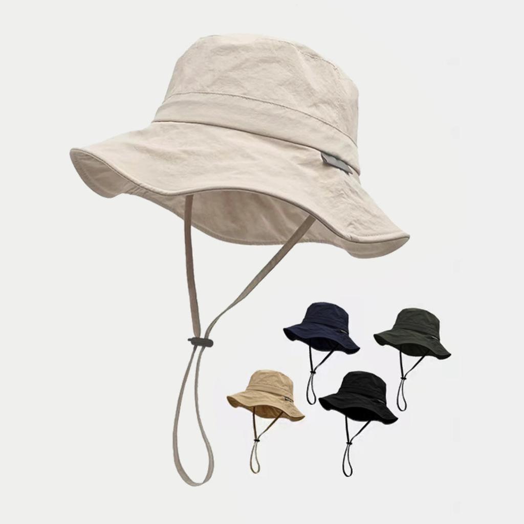 Quick Drying Fisherman Caps Women Men Outdoor Sun Anti-UV Protection Panama Hats Camping Foldable Bucket Sunhats