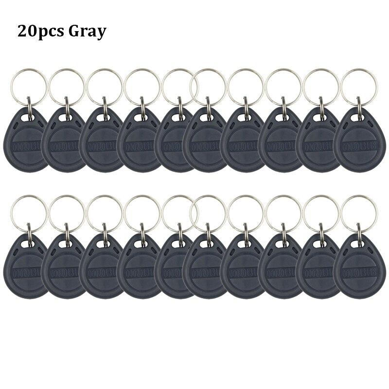 10-20pcs 125KHz Read-Only RFID TK4100 EM4100 Smart Chip Proximity Keyfobs Smart Secure Door Entry Access ID Keychain Token Tag