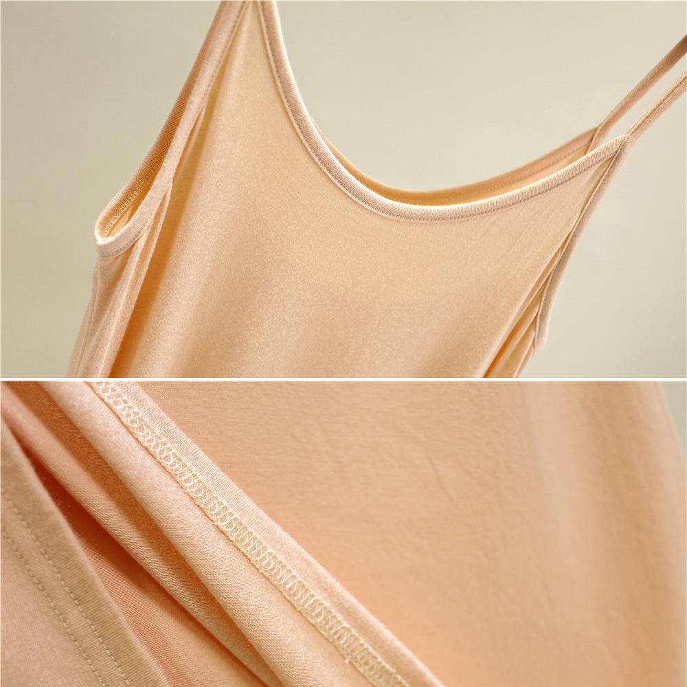 2023 Spring/Summer Korean Style Slim Fit Mid-Waist Big Swing Skirt Women's Casual Midi Spaghetti Strap Dress