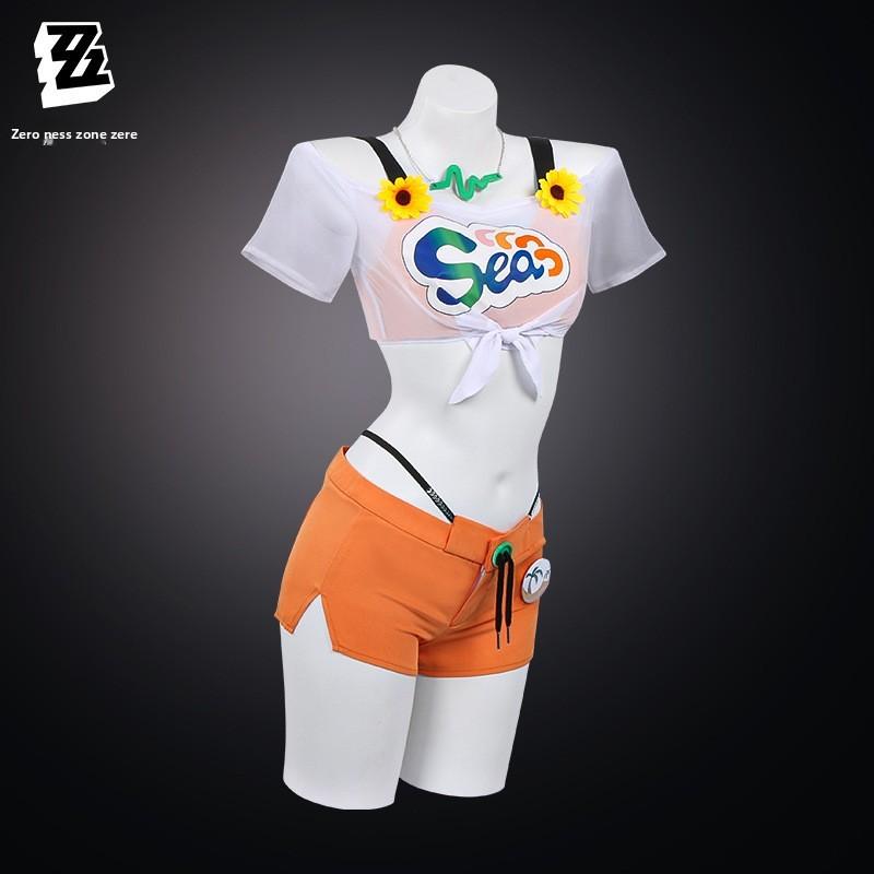 Zenless Zone Zero Belle Summer Cosplay Costume With Accessories For Anime Conventions
