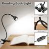 LED Reading Light with Clamp 360° Flexible Adjustable Desk Lamp Gooseneck Book Lamp Eye Protection Reading Book Night Lights