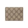 Gucci Valentines Day Collection Vintage Logo 3D Heart Decoration Double Fold Flap Canvas And Leather Card Holder Women Card Holder 648848-20QAS-8570