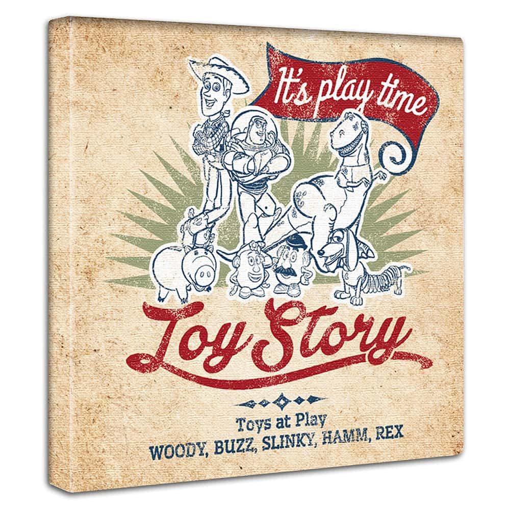 

Disney Toy Story Art Panel, 30cm x 30cm, Made in Japan, Poster, Stylish Interior Decor, Living Room Decor, Woody, Buzz, Potato Head, Fabric Panel,