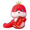 Stuffed Snake Year Mascot Toy Cute Lucky Snake Doll Plushies  Birthday Gifts