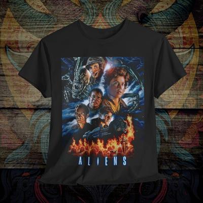 Maglietta per Fan dell'Horror Classico, Maglietta Vintage di Film, Regalo per Geek del Cinema