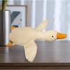 Soft Material White Goose Dog Toy - Plush Durable Design, Suitable for all Breeds, Interactive Chewing Partner,Release Energy