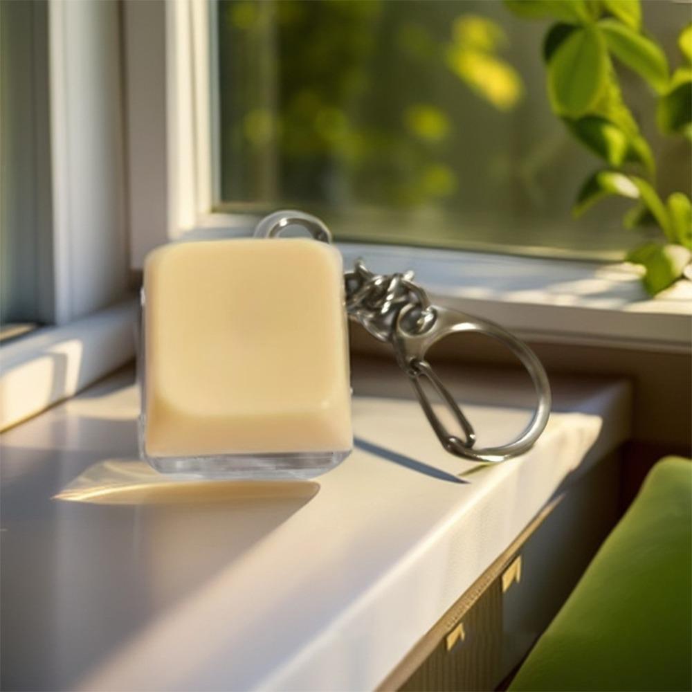 Nycklar Knapp Fidget Nyckelring Med Ljus Klicker Leksak Avslappnande Klämleksak