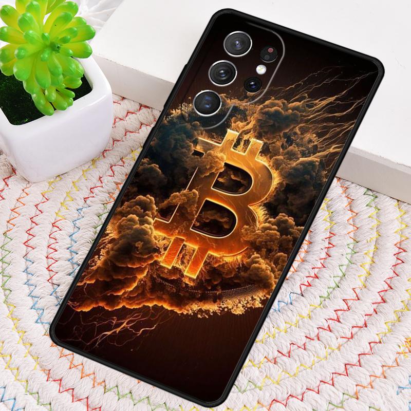 Bitcoin BTC Soft Phone Case for Samsung Galaxy Note 10 Pro S26 Ultra S23 S24 FE S25 S21 S22 PLUS Shockproof Cove