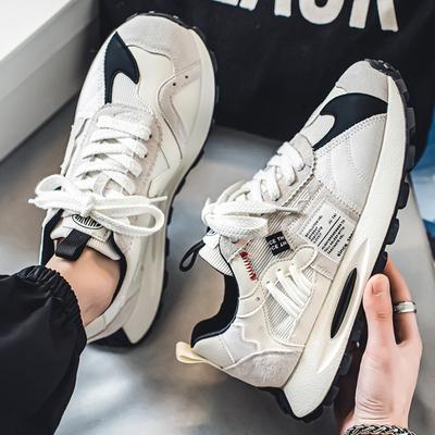 Men's Non Slip Wear-resistant Fashionable Outdoor Leisure Sports Shoes Running Shoes Board Shoes Dad Shoes