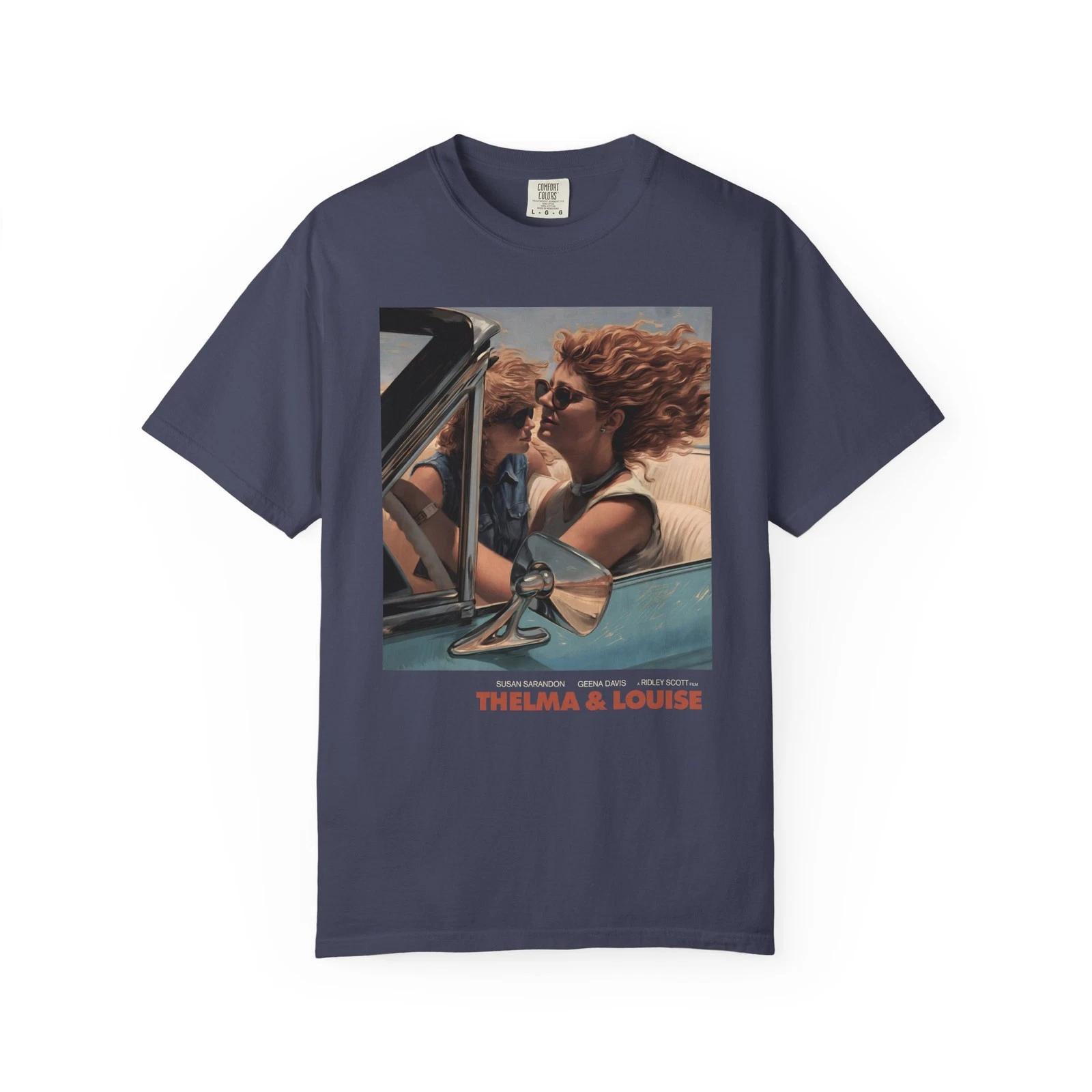 Thelma And Louise T shirt - Classic Road Trip Movie, Susan Sarandon, Geena Davis L