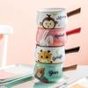 1 Set Cartoon Rabbit Bowl Dish Ceramic Breakfast Plate Oatmeal Bowl for Kids Dessert Plate Milk Container