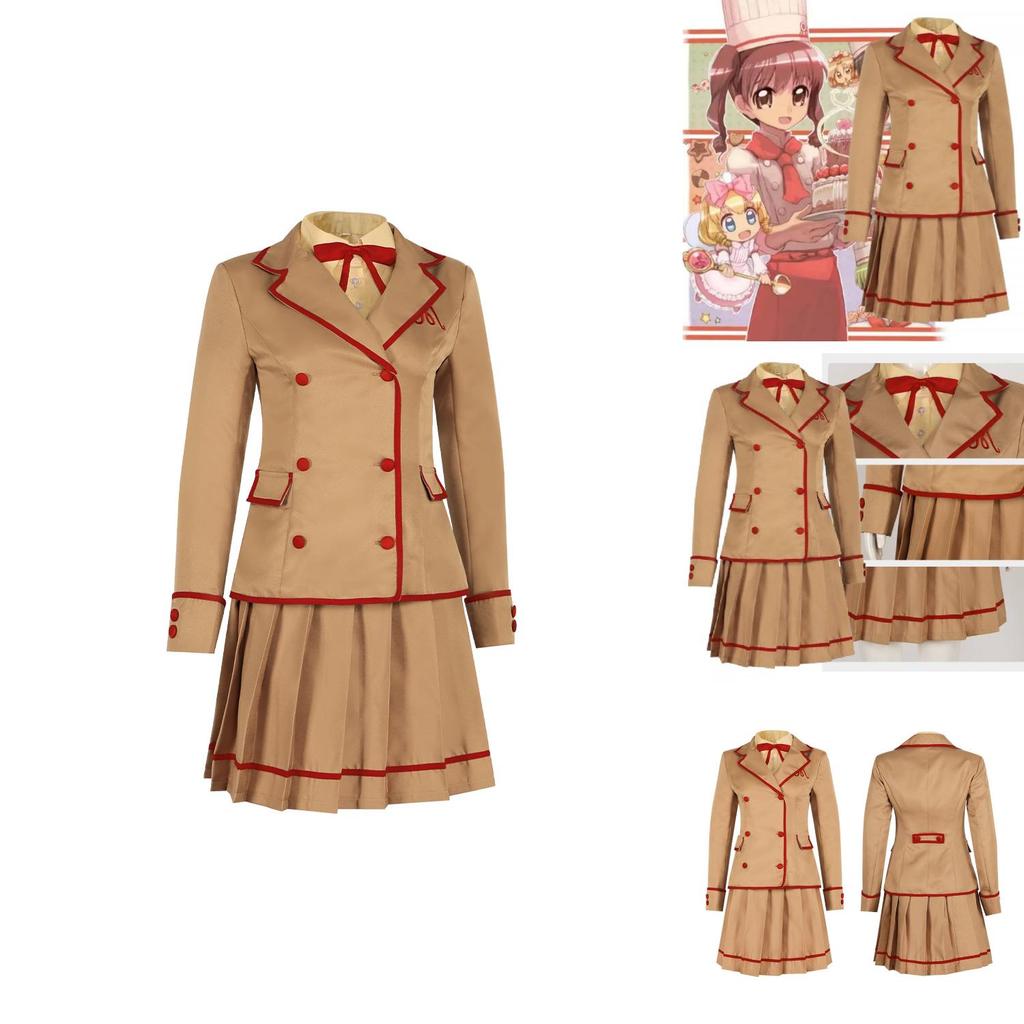 Entzückendes, von Anime inspiriertes Erdbeer-Cosplay-Outfit mit JK-Schuluniform