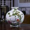Modern Minimalist Ceramic Vase for Dried Flowers - Porcelain Ornament for Living Room Decor