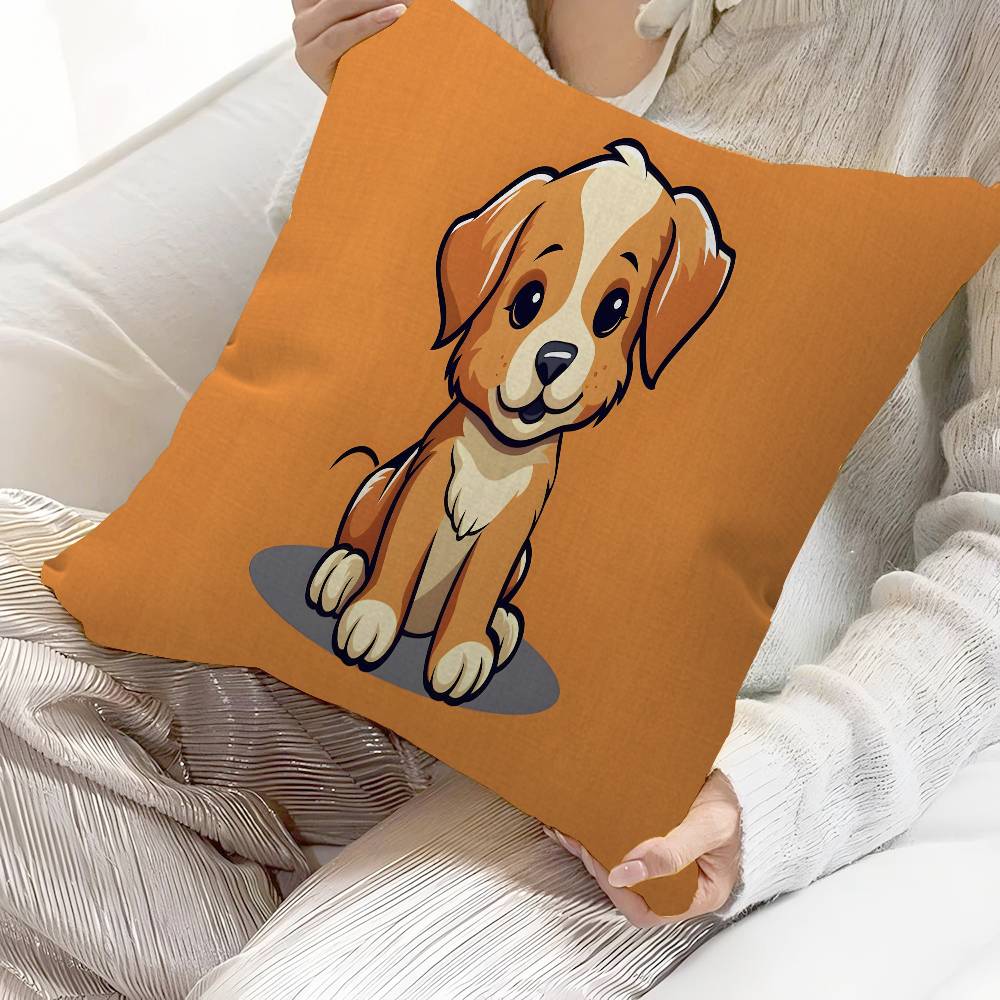 Cute Dog Pillow Anime Pillow Sofa Bed Head Pillow Cover Cushion Cover 45x45 cm Fashion