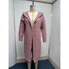 Autumn Winter Women's Long Cable Knit Hoodie, Plush Ribbed Open Front Cardigan with Warm Fleece Lining, Oversized Sweater Coat for Casual Comfort