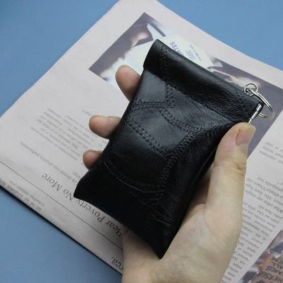 Nová Módní Kožená Dlouhá Peněženka na Klíče s Kapsou Klíčenka Kapsička na Mince Dámská Pánská Malá Krátká Taštička na Peníze Drobné Malý Držák na Karty