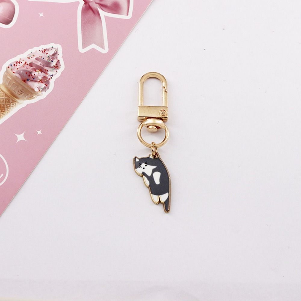 Animal Kitten Charm Zinc Zinc Alloy Keychains Zinc Zinc Alloy Little Fresh Birthday Gift