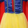 Girls' Summer Puff Sleeve Princess Dress - Snow White & Frozen Theme Net Yarn Dress
