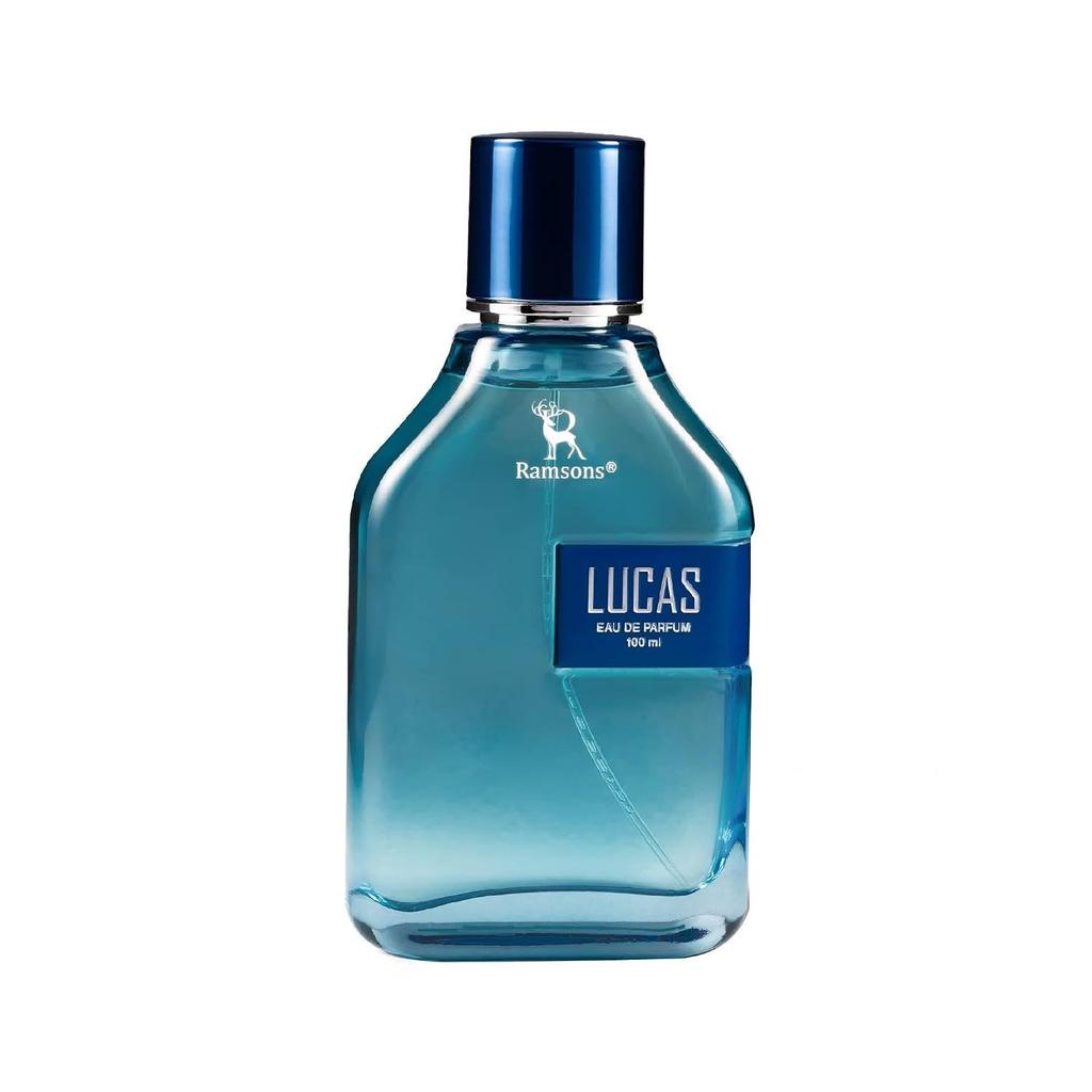 Ramsons Lucas Perfume Spray for Men - 100ml | TN - Cirtus, Aqua, Herbal, Pine & Green |