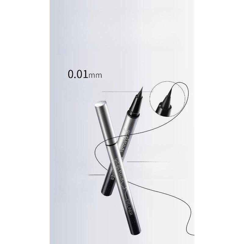 1Pc Slippery Waterproof Eyeliner, Long-lasting Waterproof, Non-smudging and Non-decolorizing, Big Eye Setting Eyeliner Pen