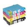 4 Pcs Ink Cartridge Black Cyan Magenta Yellow Smoothly Accurate Clear Anti Fade Printer Ink Cartridge for Stylus T1351