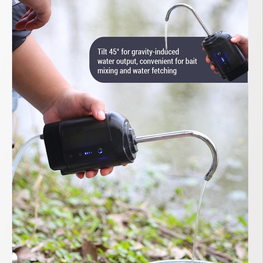 Induction Intelligent Oxygen Pump Outdoor Fishing Water Collector Fluorescent Water Collector with