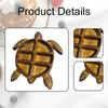 Charcuterie Board Food Tray Wood Turtle Shape Utensils Organization Cheese Platter Serving