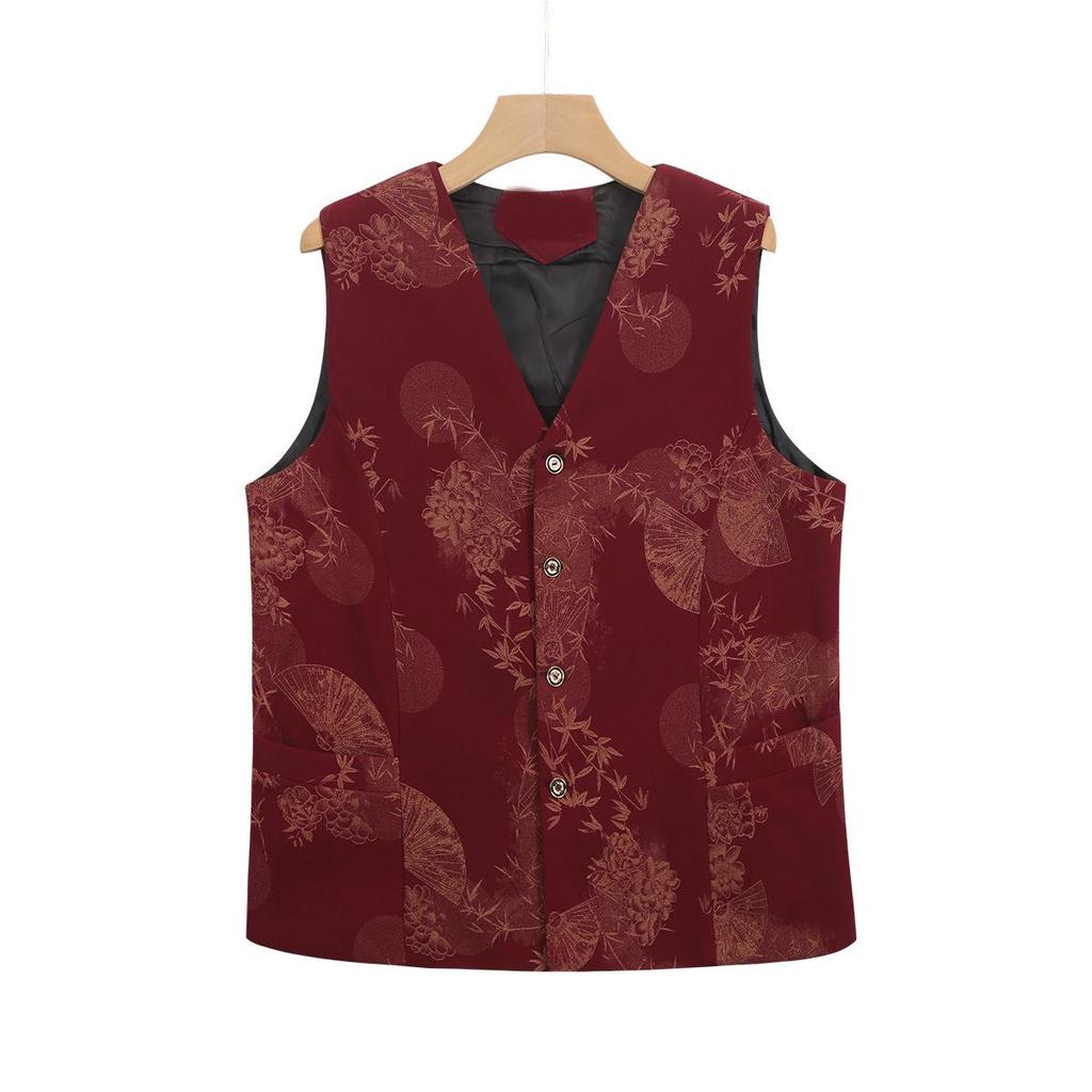 Women's Plus Size Lightweight Sleeveless Vest - Spring/Autumn Jacket for Middle-Aged and Elderly