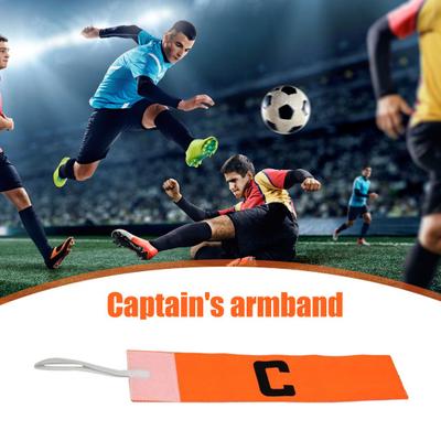 Esnek Futbol Kaptan Kol Bandı Naylon Ayarlanabilir Oyuncu Bandı Gençler İçin Ve
