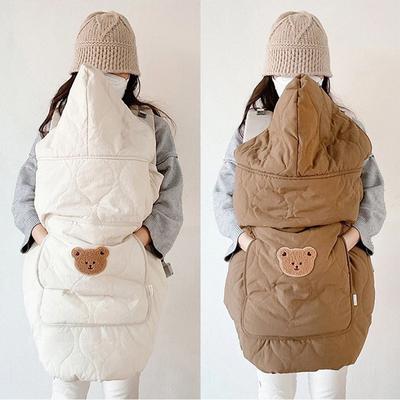 Autumn Winter Baby Stroller Windproof Blanket Baby Stroller Blanket Cover Thicken Newborn Wrap Hooded Cloak Cape Windproof Infant Sleeping Quilt