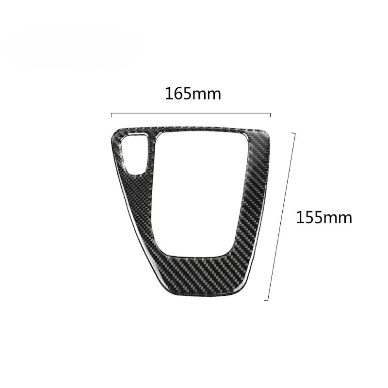 Suitable for BMW Old 3 Series E90/E92/E93 Gear Panel Scratch Resistant Glossy Piano Black Car Center Console Decoration