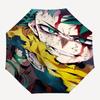 1pc Outdoor Umbrella with My Hero Academia Design - Automatic Opening/Closing, Portable 3-Fold Design, 8-Bone Iron Frame - Perfect Gift for Fans,