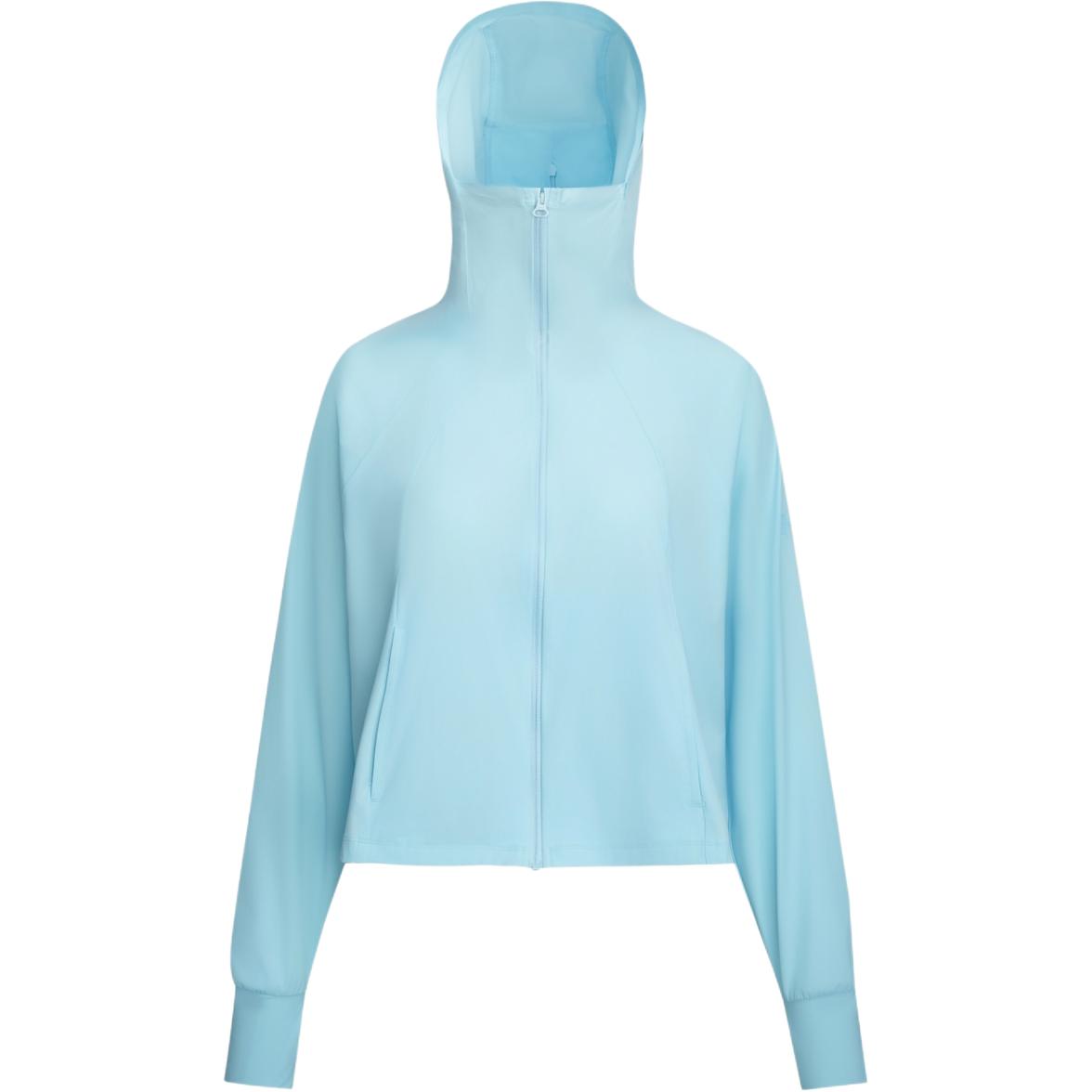 

Under Armour Outdoor Woven Hooded Breathable Minimalist Solid Lightweight Training Sports Sun Protection Jacket Women jackets Stream-Blue 6014372-494 S