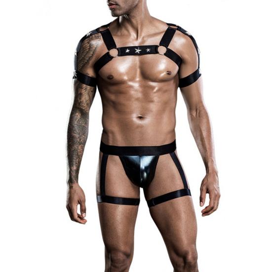2 Pcs/Set Bar Performance Clothes Set Solid Color Elastic Band Slim Fit Star