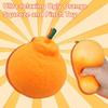 1/2/3/4/5Pcs Stress Relief Orange Toy Decompression Dekopon Tangerine Stress Ball Anti-anxiety Simulation Fruit Squeeze Sensory Fidget Toy