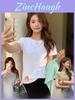 Cotton Short Sleeve T Shirt For Women With Slim Fit And Round Neck Summer Casual Style