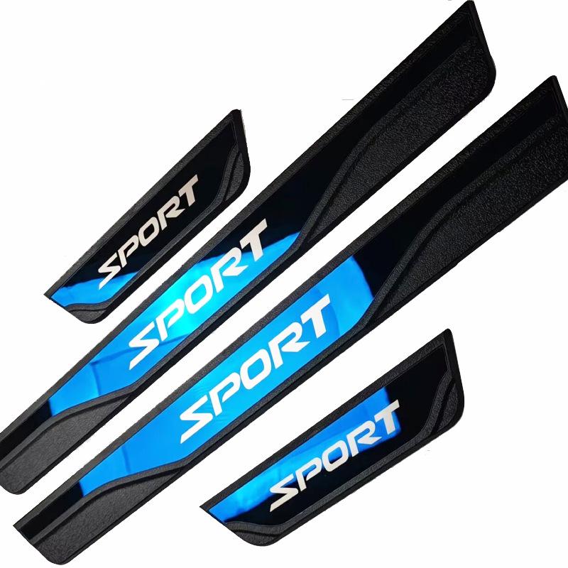 Universal SPORT Plastic Car Door Sill Protective Anti-Step Sticker