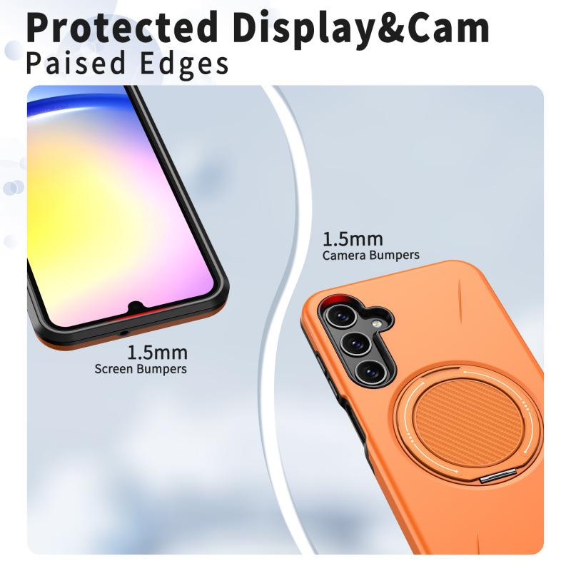 Für Samsung Galaxy A57 5G Hülle mit Ringhalter Ständer Kickstand, Magnetisches Zubehörfreundlich Samsung Galaxy A57 Handyhülle