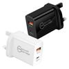 FONKEN USB 20W PD Ladegerät Typ C QC3.0 Adapter UK Stecker Schnelles Laden für Telefon Reise Wand Schnellladegerät