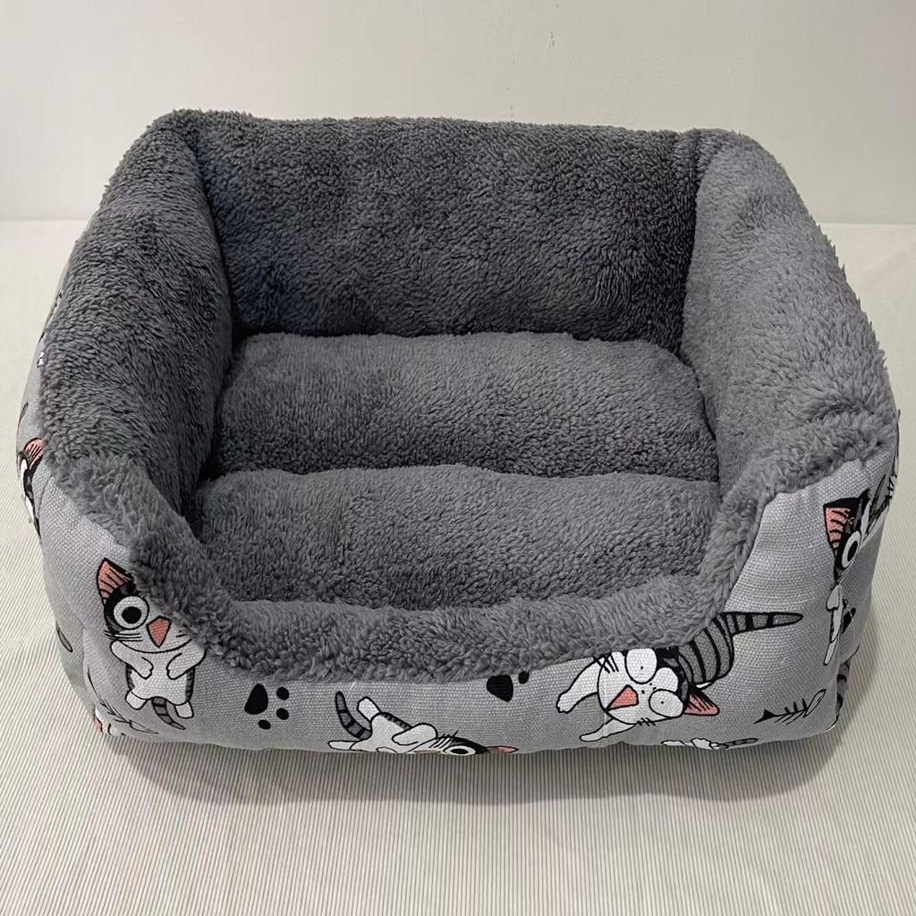 Four Seasons Machine Washable Cat & Dog Nest Pad – Winter-Ready, Thickened Pet Bed