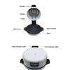2000W Tostapizza Elettrico Macchina per Pizza Domestica Antiaderente Macchina per Cucinare Pizza Tostapane per Bistecche