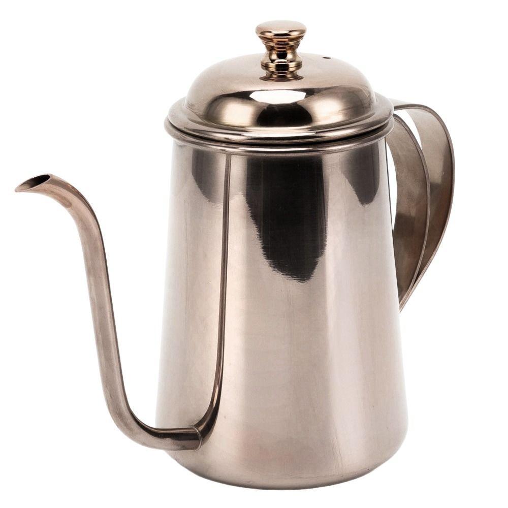 650ml Capacity Pour Over Coffee Kettle 304 Stainless Steel Gooseneck Coffee Pot  Home Brewing