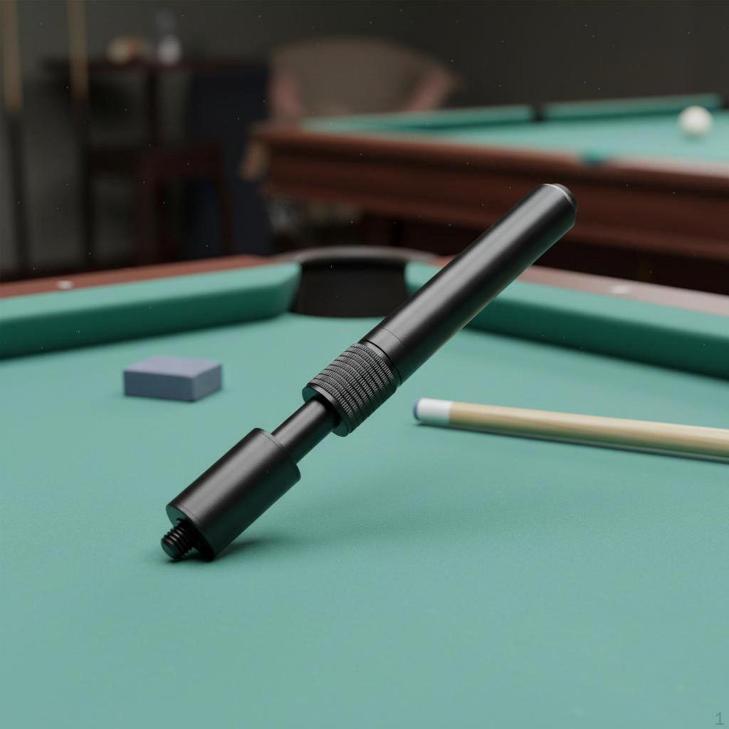 Telescopic Cue Aluminum Pool Extension Rotating Outer Thread Game Accessories for Room