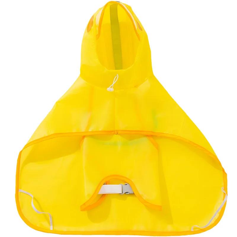 Pet Dog Duck Shape Rainwear Raincoat Puppy Pet Hooded Waterproof Jacket Clothes Soft PVC Small Dogs Raincoat Puppy Rain Poncho