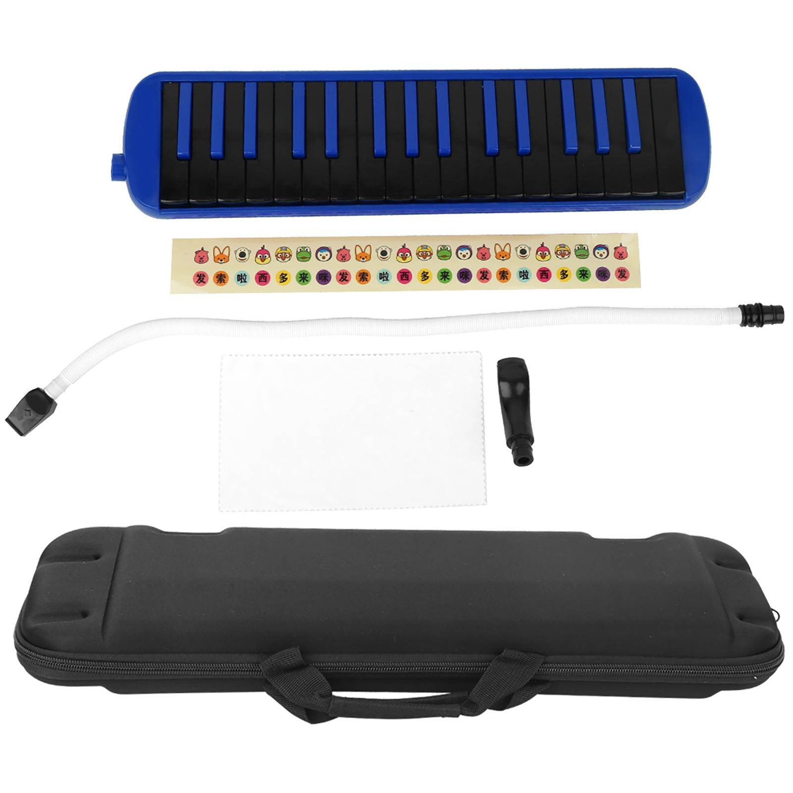 

Музыкальный инструмент Melodica 32 Key Wind, подходящий для сумки для начинающих F32s(синий ) синий