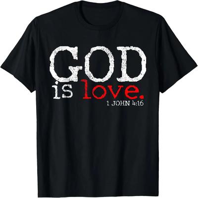 Christians God Is Love Gift Vintage T-Shirt
